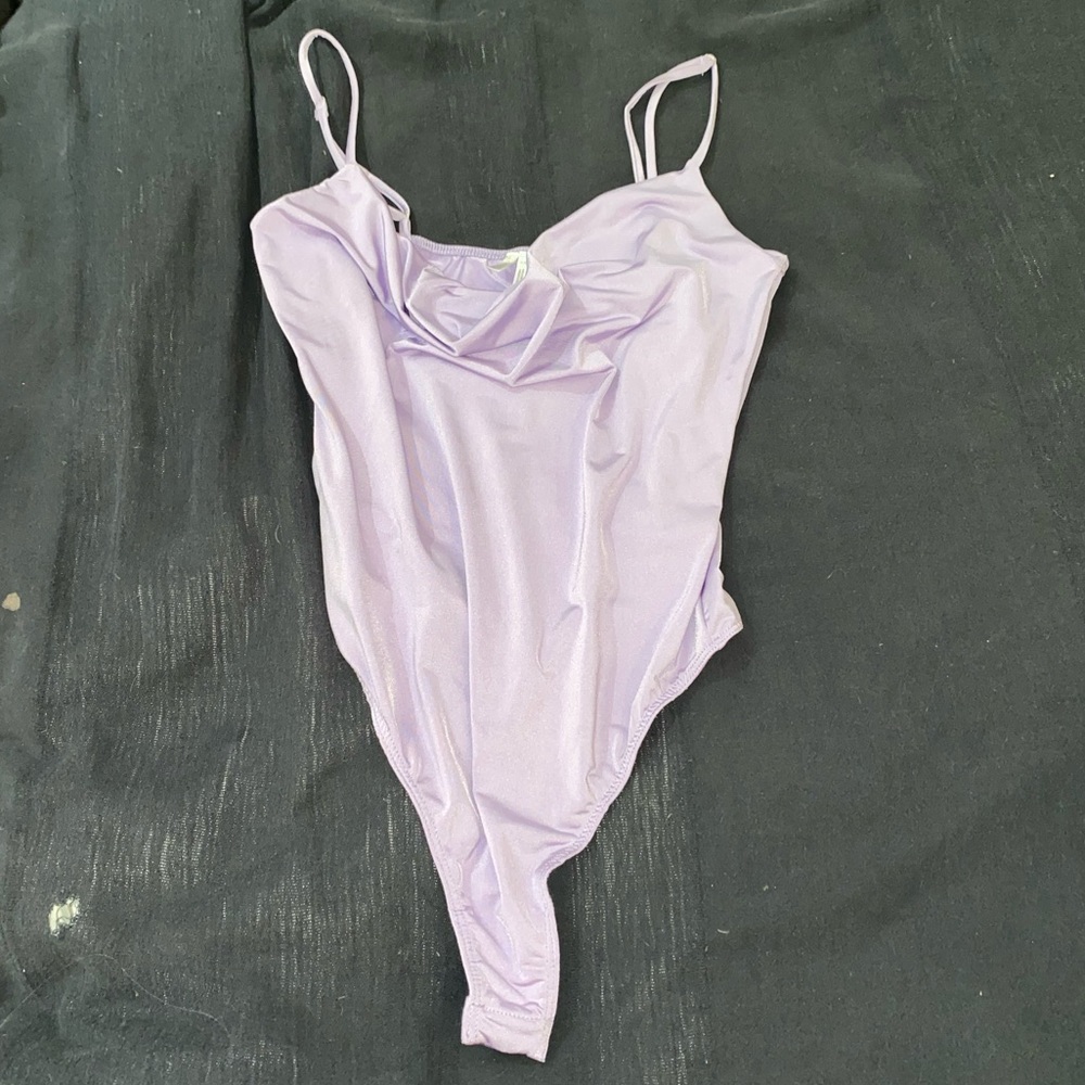 Urban Outfitters Purple Slouch Bodysuit